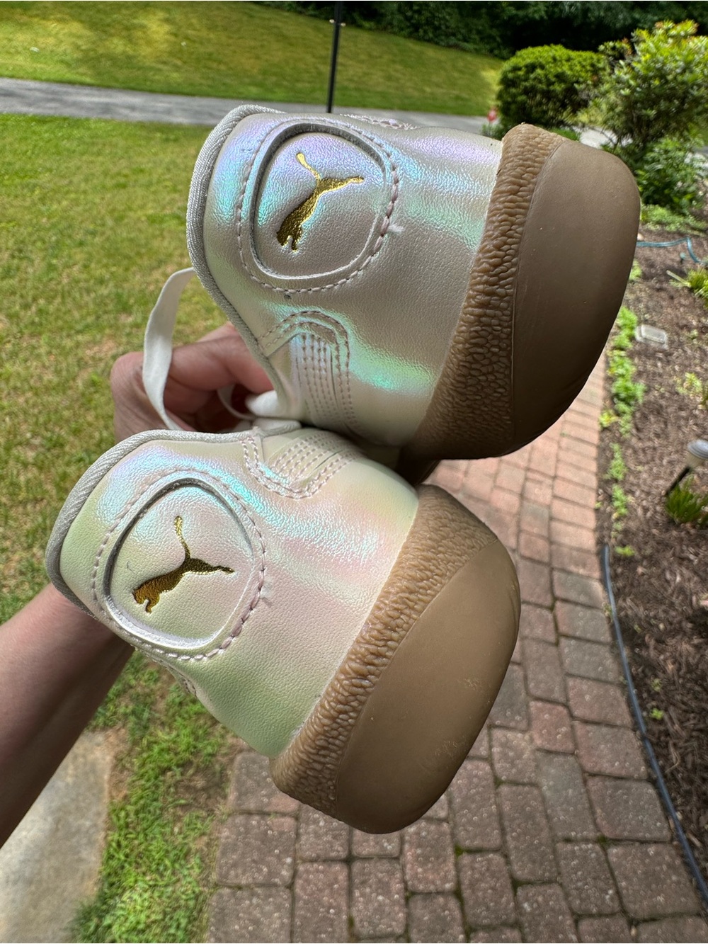 Puma Iridescent Lace-Up Sneakers - Picture 6 of 16